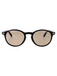 Tom Ford Nero Lucido / Marrone Acetate Sunglasses