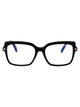 Tom Ford Nero Lucido Acetate Optical Glasses