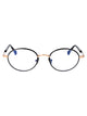 Tom Ford Black Rose Gold Metal Optical Glasses