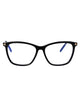 Tom Ford Black Acetate Optical Glasses