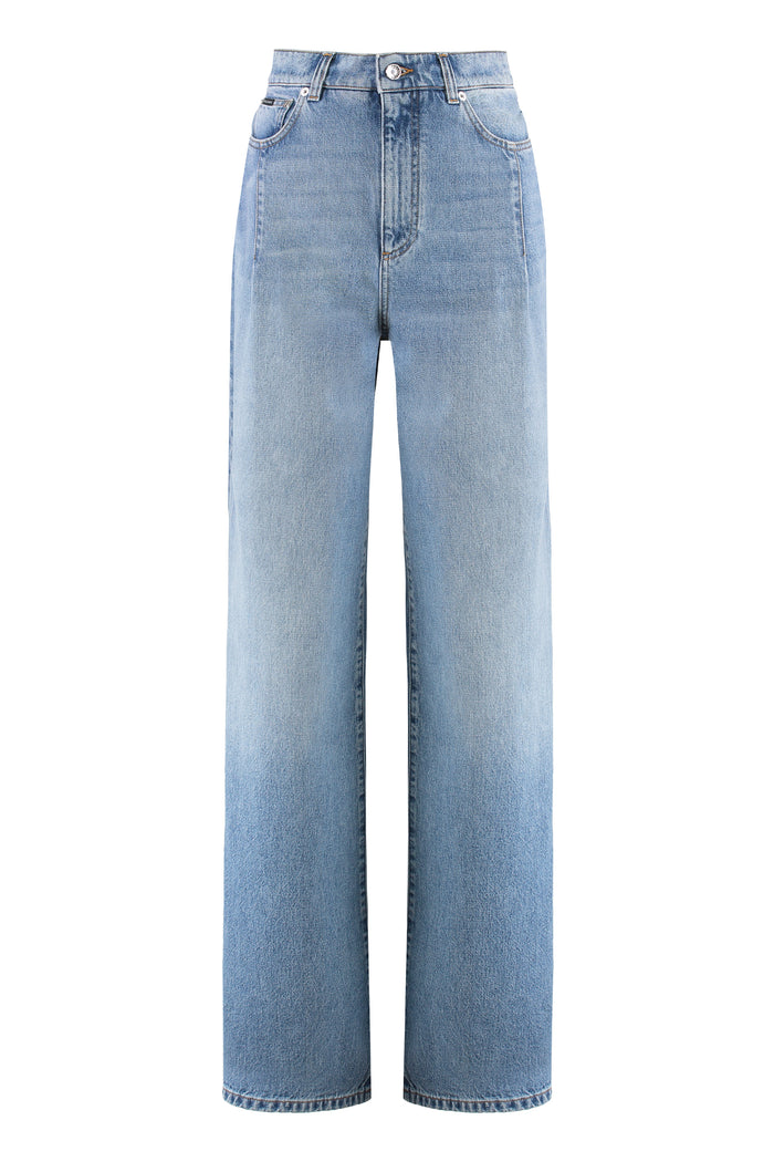 Dolce & Gabbana Wide-Leg Jeans With 5 Pockets