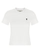 Ami Paris 'Ami De Coeur' Cropped T-Shirt