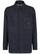 Fendi Blue Cotton Denim Jacket Selleria