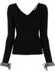 Giuseppe Di Morabito Crystal Embellished Wool Top