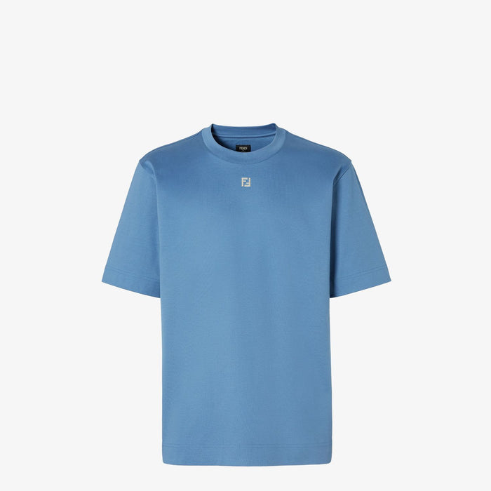 Fendi Blue Cotton T-Shirts