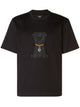 Fendi Fendi Cotton Jersey T-Shirt With Fendi Dog Patch