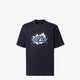 Fendi Dark Blue Cotton T-Shirt