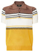 Fendi Multicolour Striped Viscose Polo Shirt