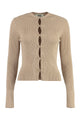 Fendi Biscuit Cotton Blend Cardigan