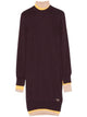 Fendi Plum Wool Blend Dress