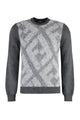 Fendi Embroidered Wool Blend Sweater
