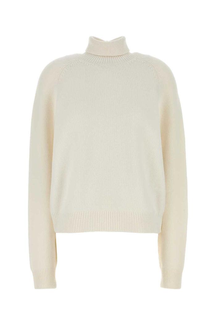 Fendi White Cashmere Blend Sweater
