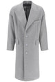 Dolce & Gabbana Grey Wool Blend Coat