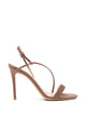 Gianvito Rossi Crepe Satin Stretch T. 095 Sandals