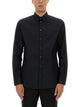 Dolce & Gabbana Gold Fit Black Cotton Shirt