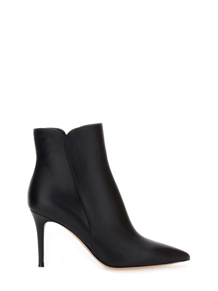Gianvito Rossi Black Nappa Capra Lamb Shoes