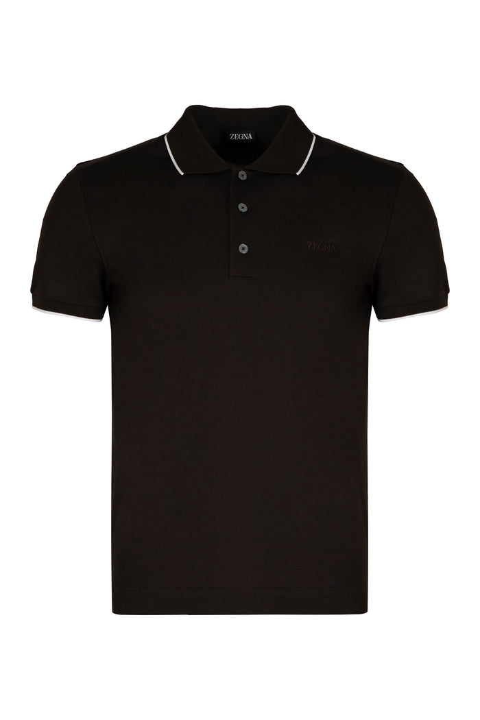 Zegna Cotton-Piqué Polo Shirt