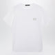 Dolce&Gabbana Cotton T-Shirt With Logo Plaque In Optic White