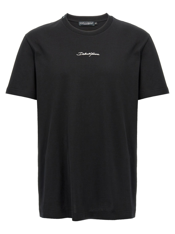 Dolce & Gabbana Logo Embroidery T-Shirt