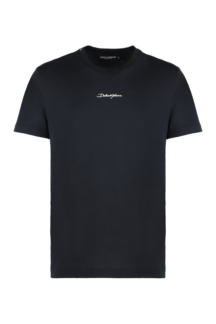 Dolce & Gabbana Cotton Crew-Neck T-Shirt