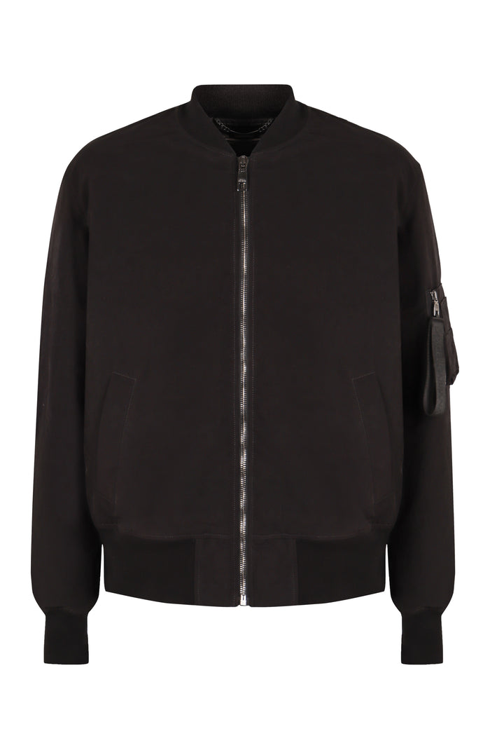 Dolce & Gabbana Bomber Jacket In Technical Fabric