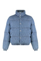 Dolce & Gabbana Puffer Jacket In Denim
