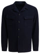 Tagliatore Blue Nylon Coat