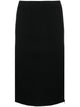 Tom Ford Zipped Ribbed Silk Skirt