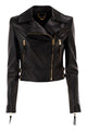 Elisabetta Franchi Leather Biker Jacket