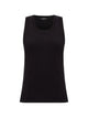 Balmain Small " Paris" Emb Jersey Tank Top