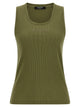 Balmain Logo Embroidery Tank Top