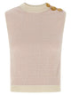 Balmain 'Testa Di Leone' Tweed Vest
