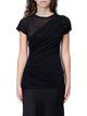 Balmain Draped T-Shirt