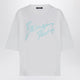 Balmain Oversized White T-Shirt With Logo Print