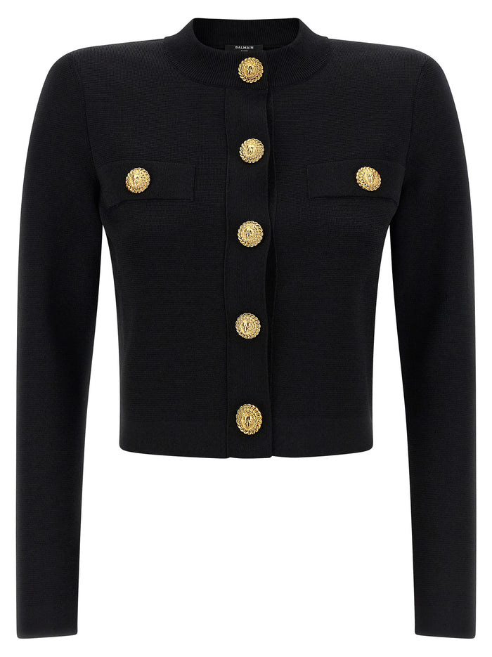 Balmain Cropped Cardigan