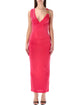 Balmain Balmain Draped Long Dress