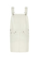 Prada White Denim Dungarees Dress