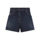 Prada Blue Cotton Denim Short