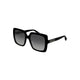 Gucci Black Black Grey Acetate Sunglasses