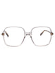 Gucci Grey-Grey-Transparent Acetate Glasses