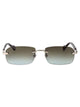 Gucci 00 Silver Brown Brown Metal Sunglasses