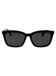 Gucci Black Black Grey Acetate Sunglasses