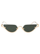 Gucci Sunglasses Gg1603s 001 Gold Gold Grey 53/21/135