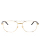 Gucci Gold Metal Optical Glasses