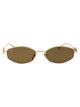 Gucci Sunglasses Gg1802s 005 Gold Gold Brown 55/18/145