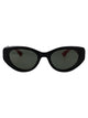 Gucci Acetate Black-Green Sunglasses