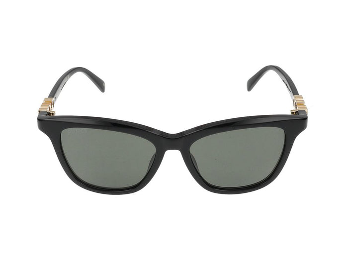 Gucci Black-Black-Grey Acetate Sunglasses