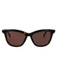 Gucci Havana-Havana-Brown Acetate Sunglasses