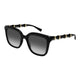 Gucci Black-Black-Grey Injected Sunglasses