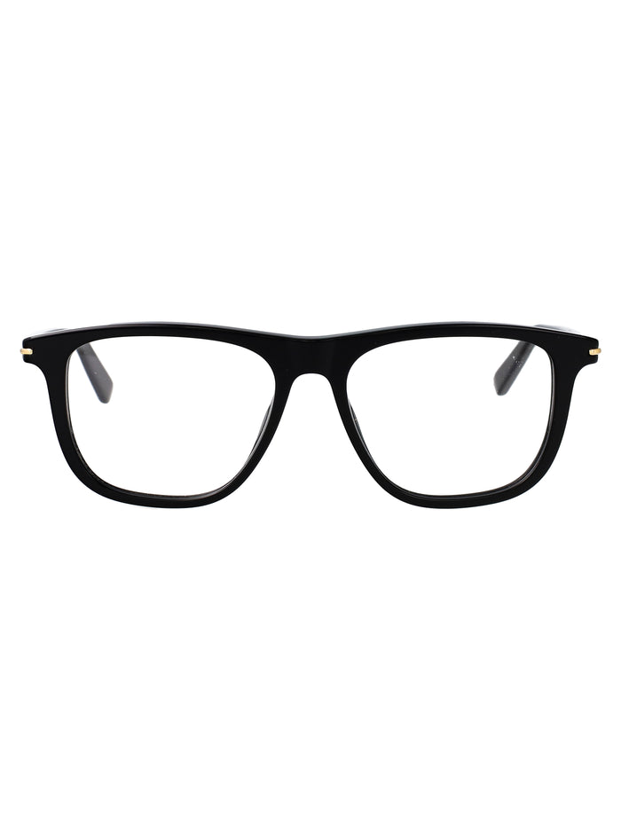 Gucci Black-Black-Transparent Acetate Glasses